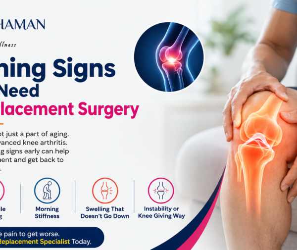 Learn 5 warning signs you may need knee replacement surgery, including chronic knee pain, stiffness, swelling, and instability. Expert orthopedic guide.