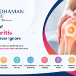 Early signs of knee arthritis causing pain, stiffness, and swelling in the knee joint