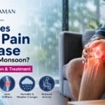 Knee pain and stiffness during the monsoon season