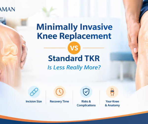 Minimally invasive knee replacement vs standard total knee replacement comparison